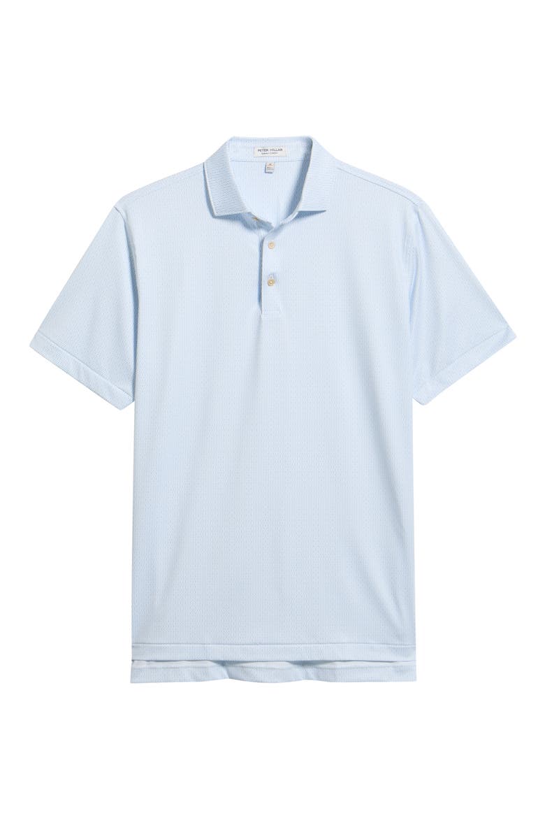 Football Geo Summer Comfort Performance Jersey Polo, Main, color, WHITE