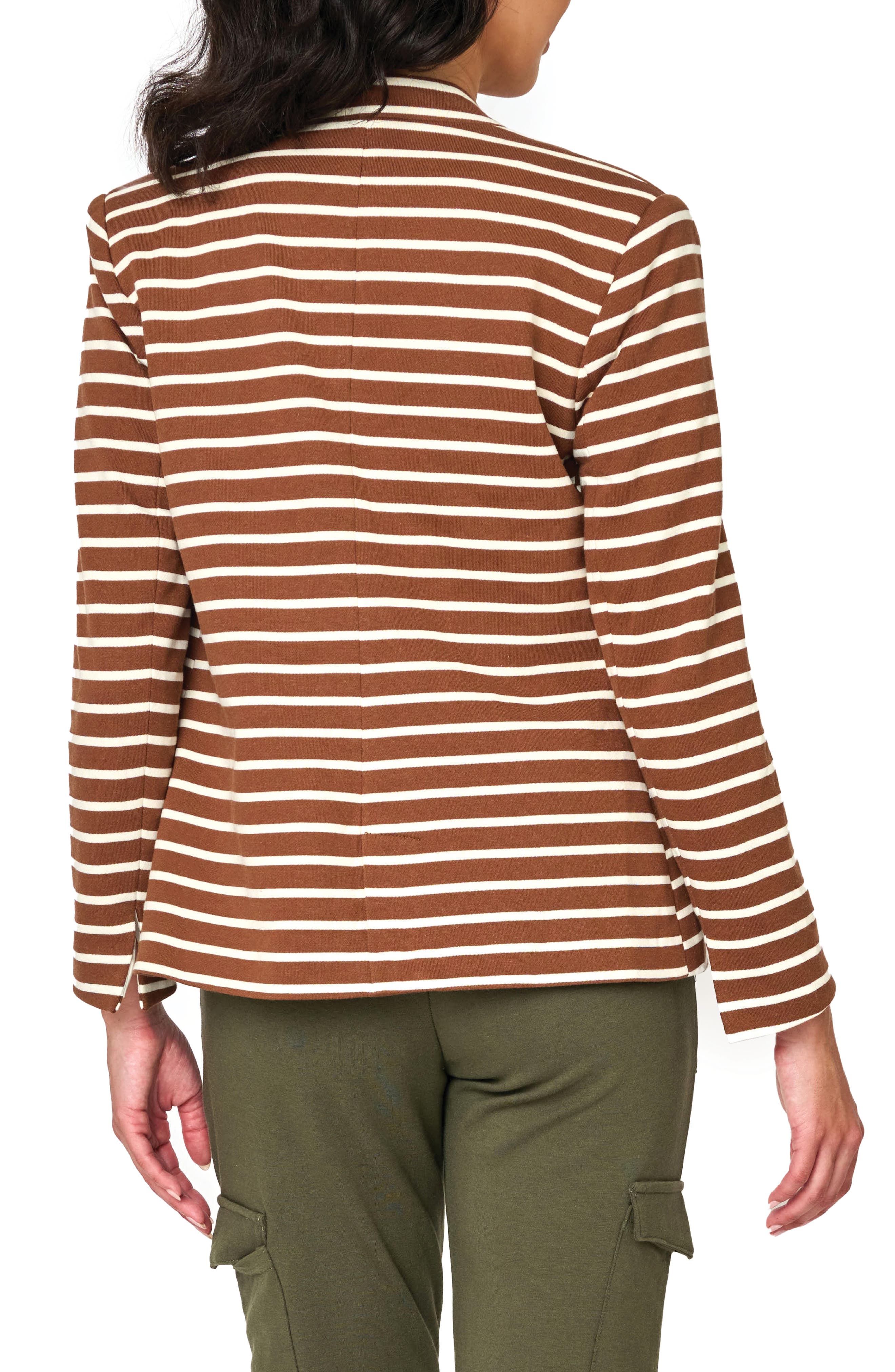 Stripe Knit Blazer - image 4