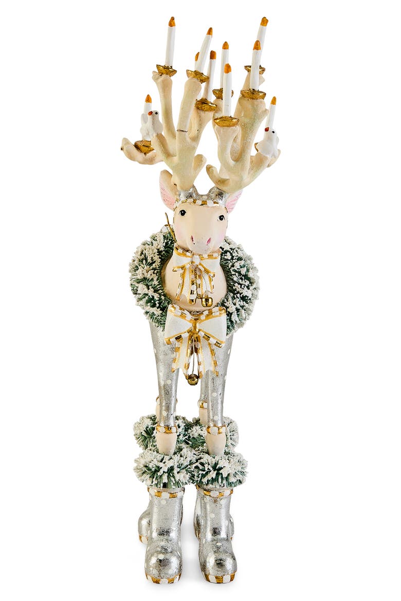 Patience Brewster Moonbeam Dasher Christmas Ornament, Alternate, color, WHITE