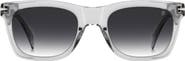 David Beckham Eyewear 53mm Rectangular Sunglasses