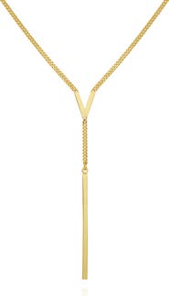 Vince Camuto V Lariat Necklace