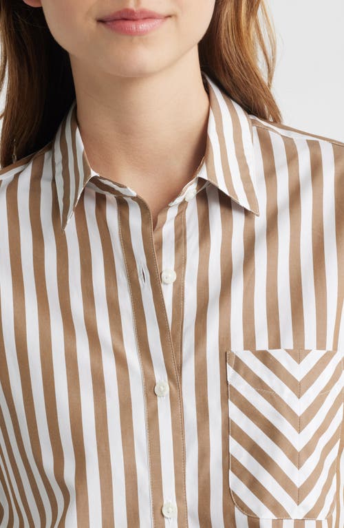 Rag & Bone Lucia Stripe Poplin Button-up Shirt