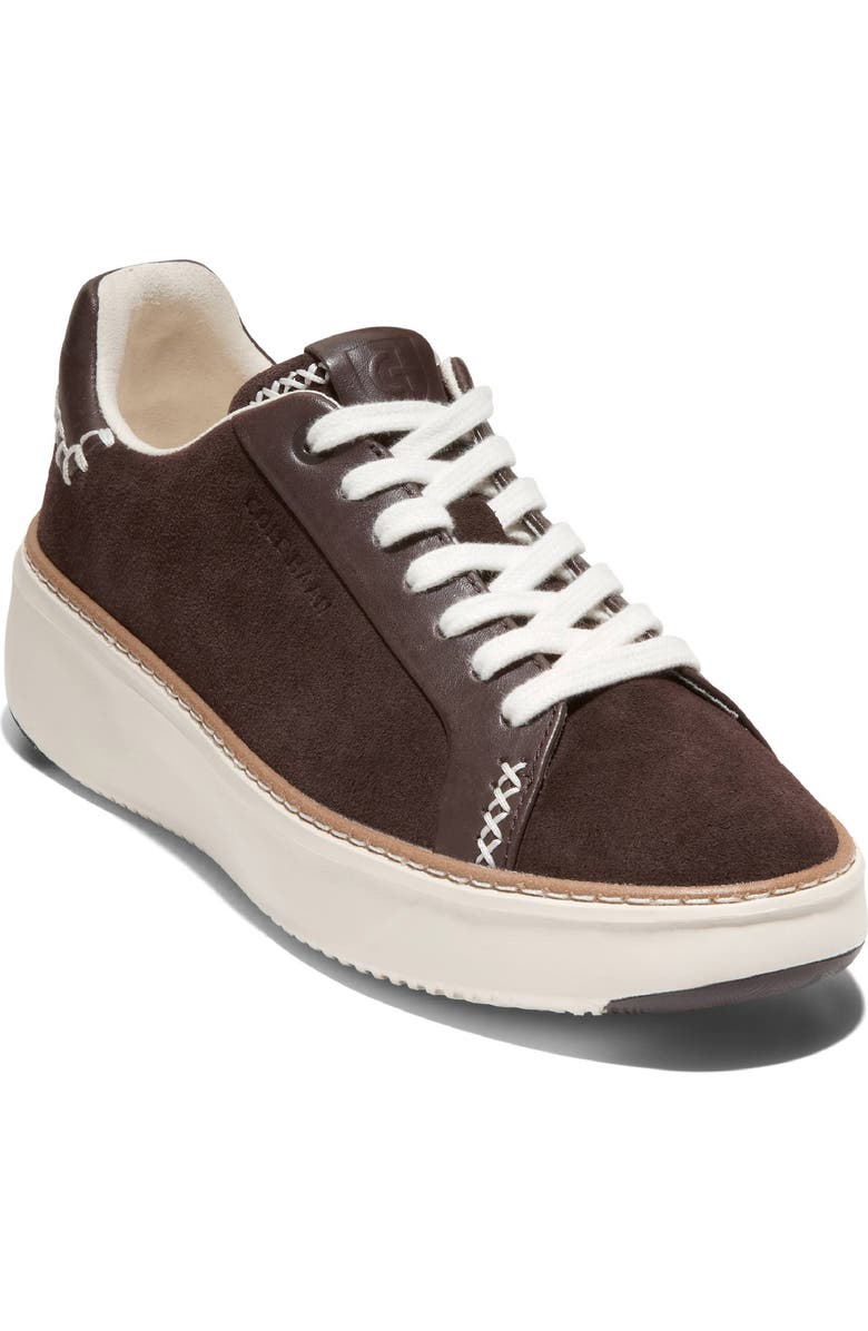 Cole Haan GrandPro Topspin Sneaker, Main, color, Dark Chocolate/ Ivory