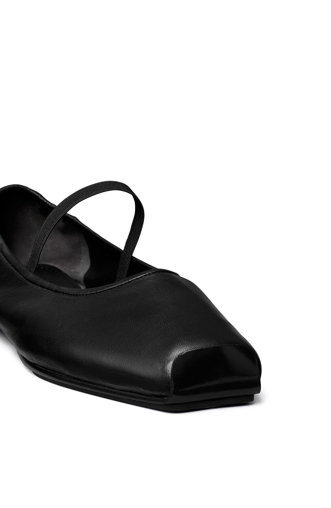 Tory Burch Runway Ballet Flat, Alternate, color, Perfect Black / Perfect Black