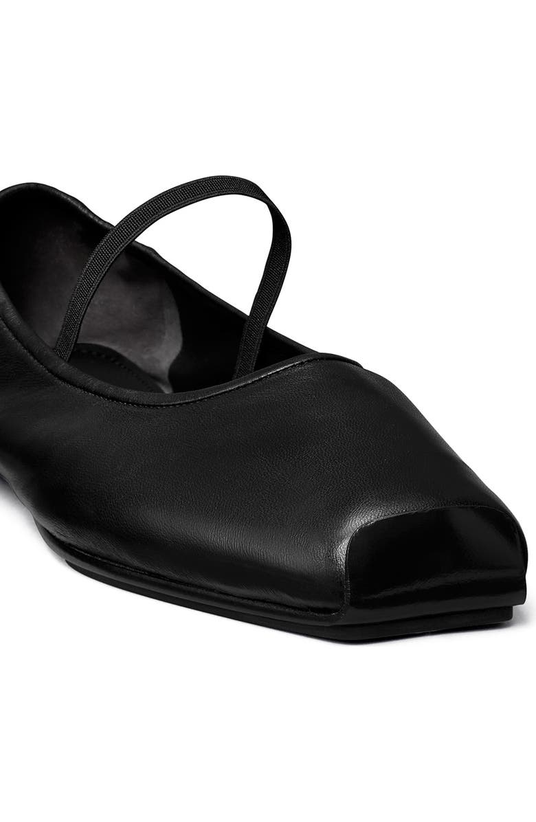 Tory Burch Runway Ballet Flat, Alternate, color, Perfect Black / Perfect Black