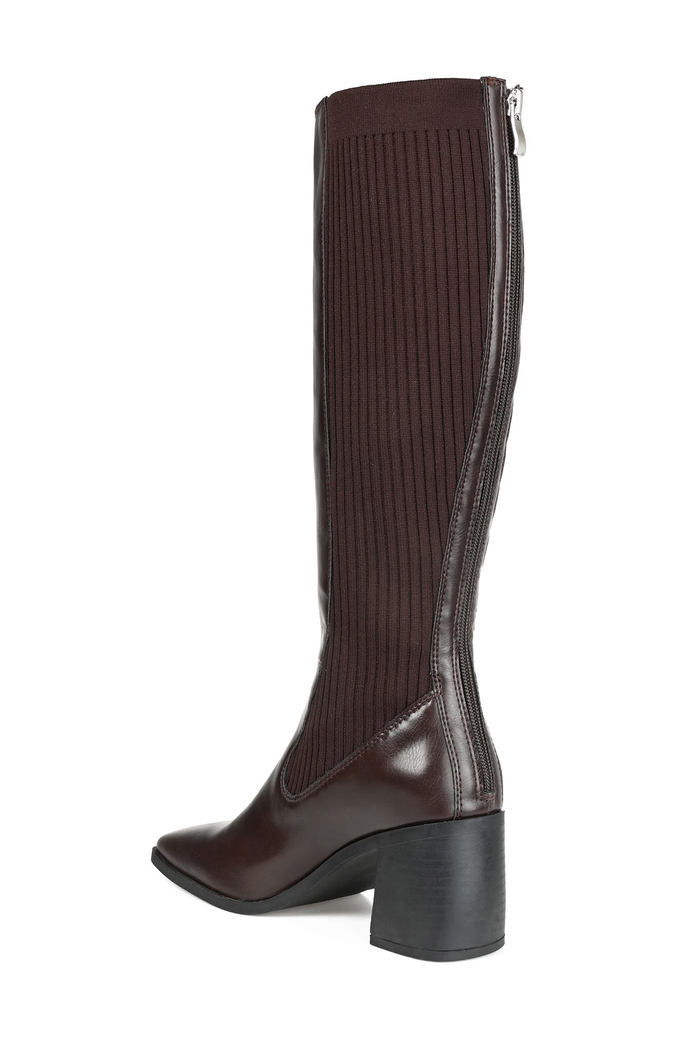 Journee Collection Winny Tall Boot, Alternate, color, Brown