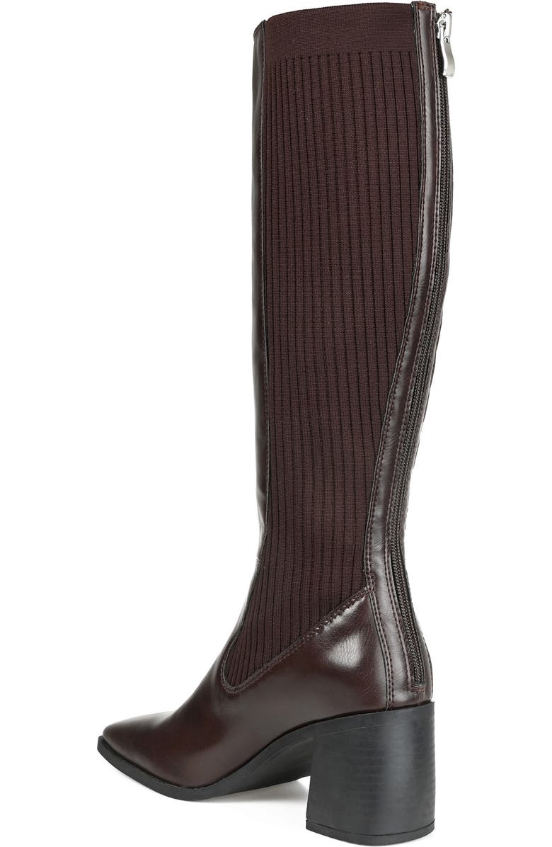 Journee Collection Winny Tall Boot, Alternate, color, Brown