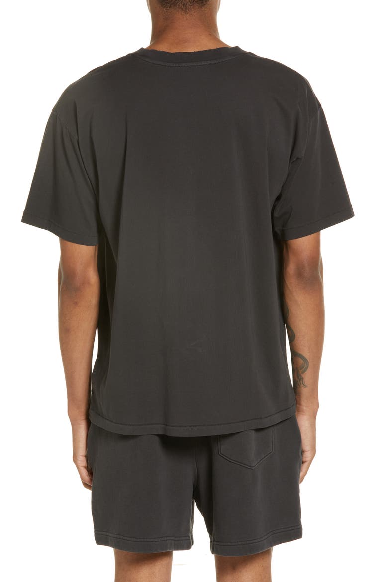 Core Oversize Organic Cotton Jersey T-Shirt, Alternate, color, BLACK