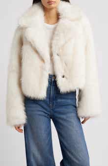 Thread & Supply Short Faux Fur Coat