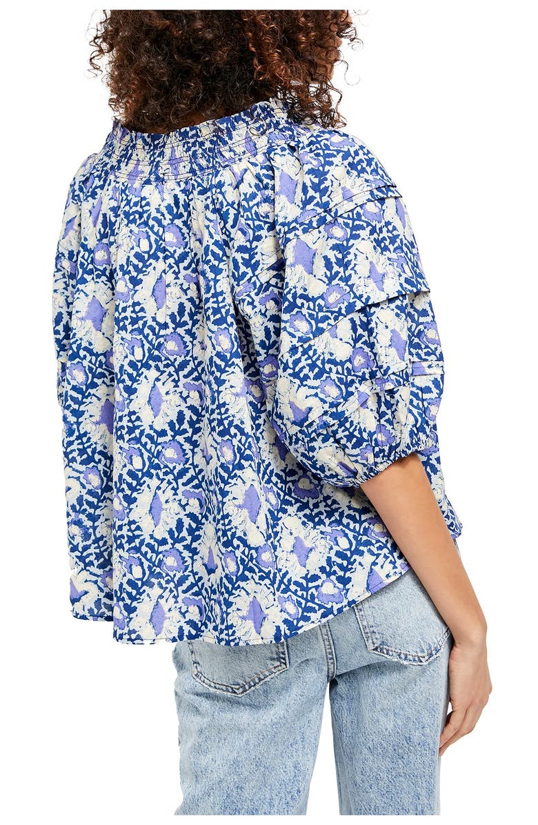 Free People Willow Printed Blouse, Alternate, color, 