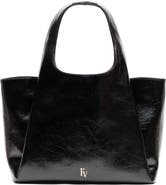 Frances Valentine Portia Crinkled Leather Shoulder Bag