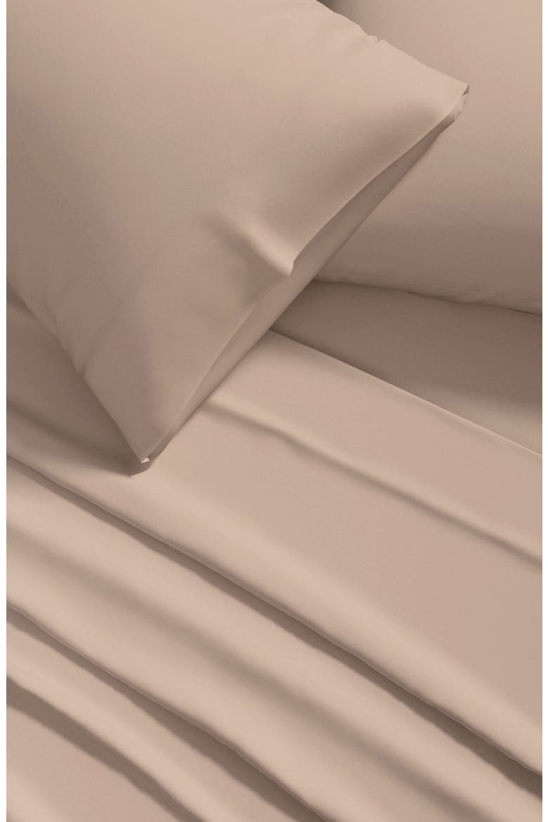 Prewashed Microfiber Sheet Set, Alternate, color, DUSTY ROSE