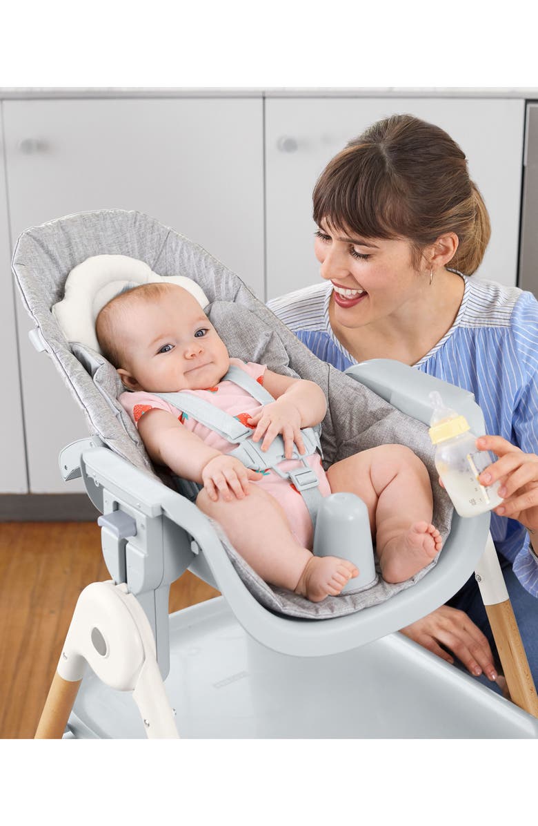 Skip Hop Sit-To-Step Highchair, Alternate, color, Grey/White