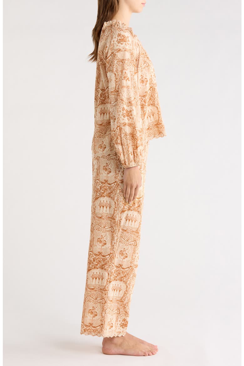 Paloma Long Sleeve Pajamas, Alternate, color, BALLERINA