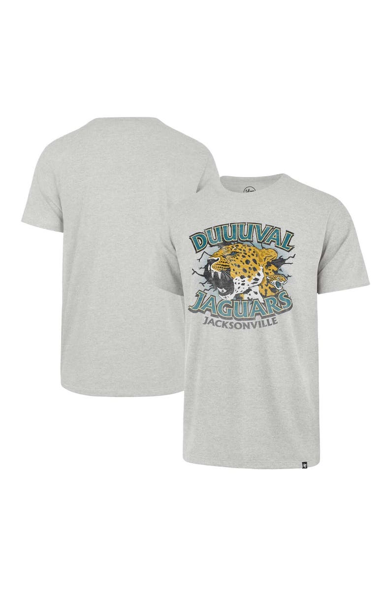 '47 Men's '47 Gray Jacksonville Jaguars Regional Franklin T-Shirt, Alternate, color, 