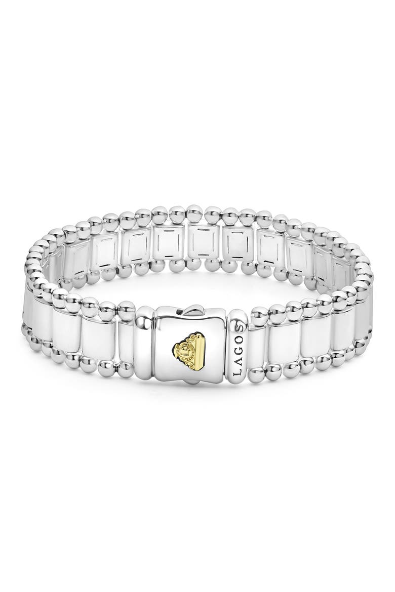 Anthem Caviar Lined Bracelet, Alternate, color, SILVER