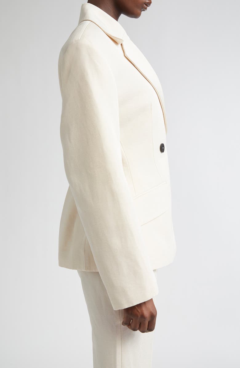 Jacquemus The Norma Double Breasted Hourglass Blazer, Alternate, color, 
