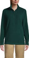 Lands' End School Uniform Young  Lightweight Fleece Quarter Zip Pullover