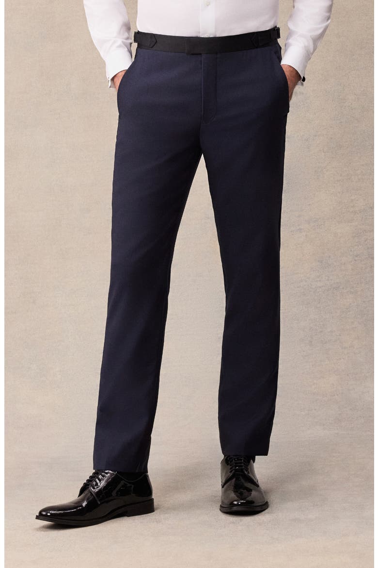Slim Tuxedo Pants, Main, color, Midnight Blue