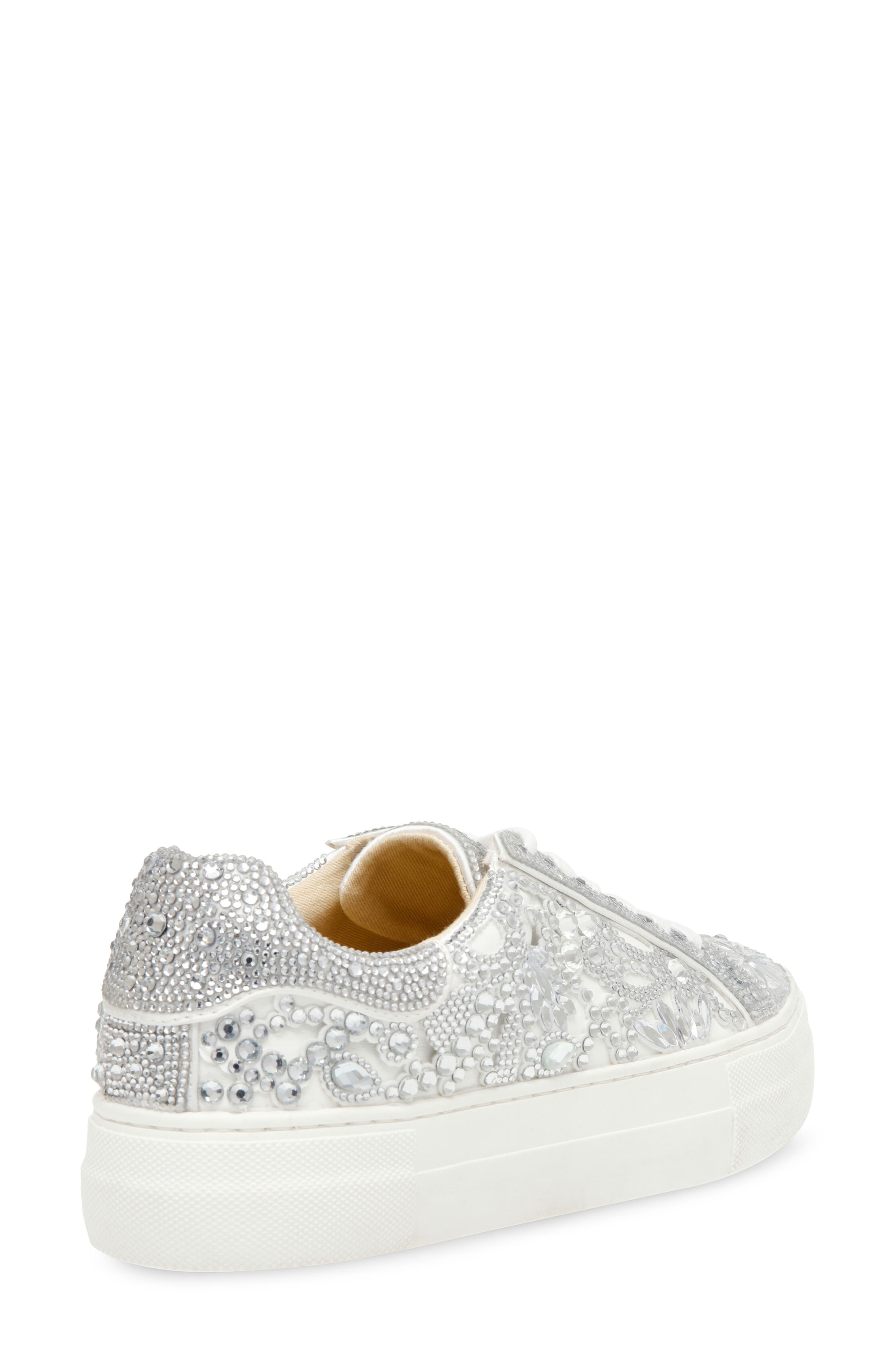 Betsey Johnson Reily Sneaker, Alternate, color, White