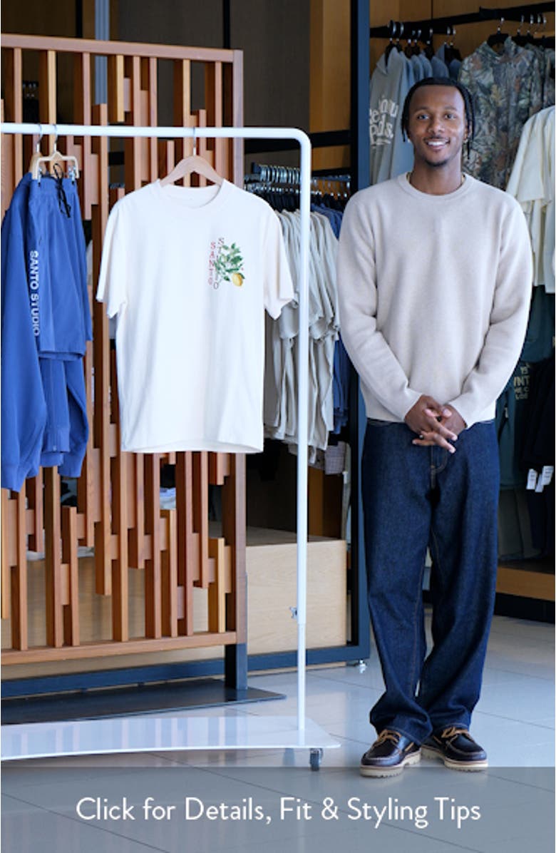 Lemon Drappo Cotton Graphic T-Shirt, sales video thumbnail