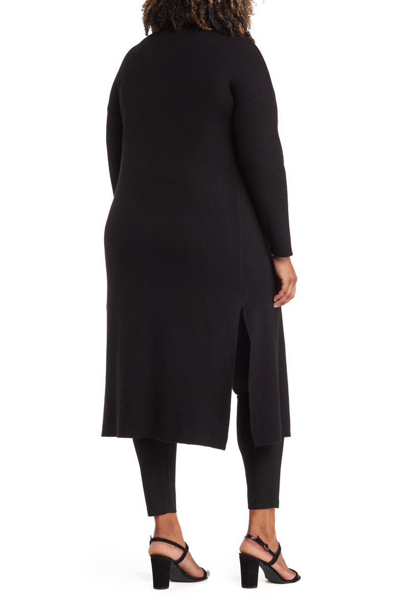 Brenda Turtleneck Maxi Dress, Alternate, color, BLACK