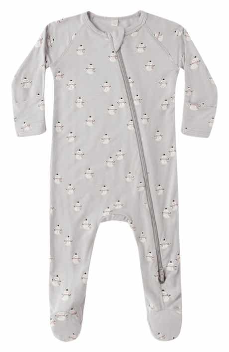 Snowmen Zip Footie