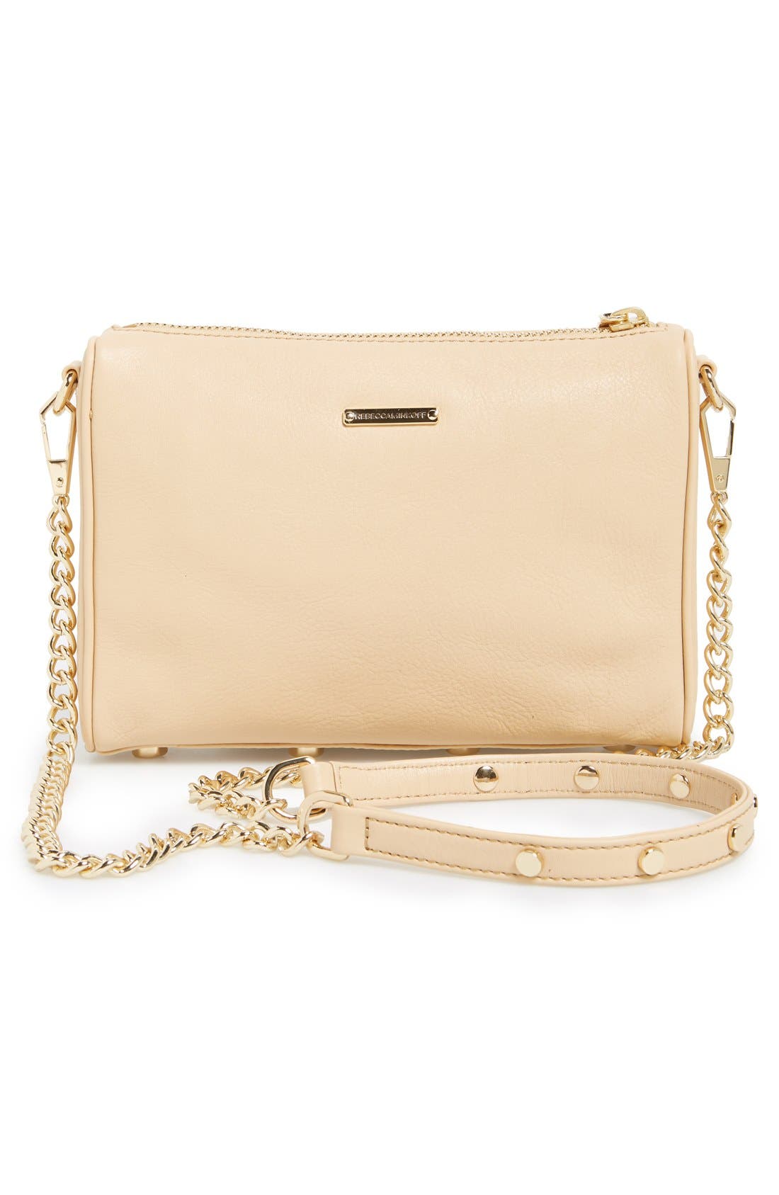 'Mini 5 Zip' Convertible Crossbody Bag, Alternate, color, BISCUIT