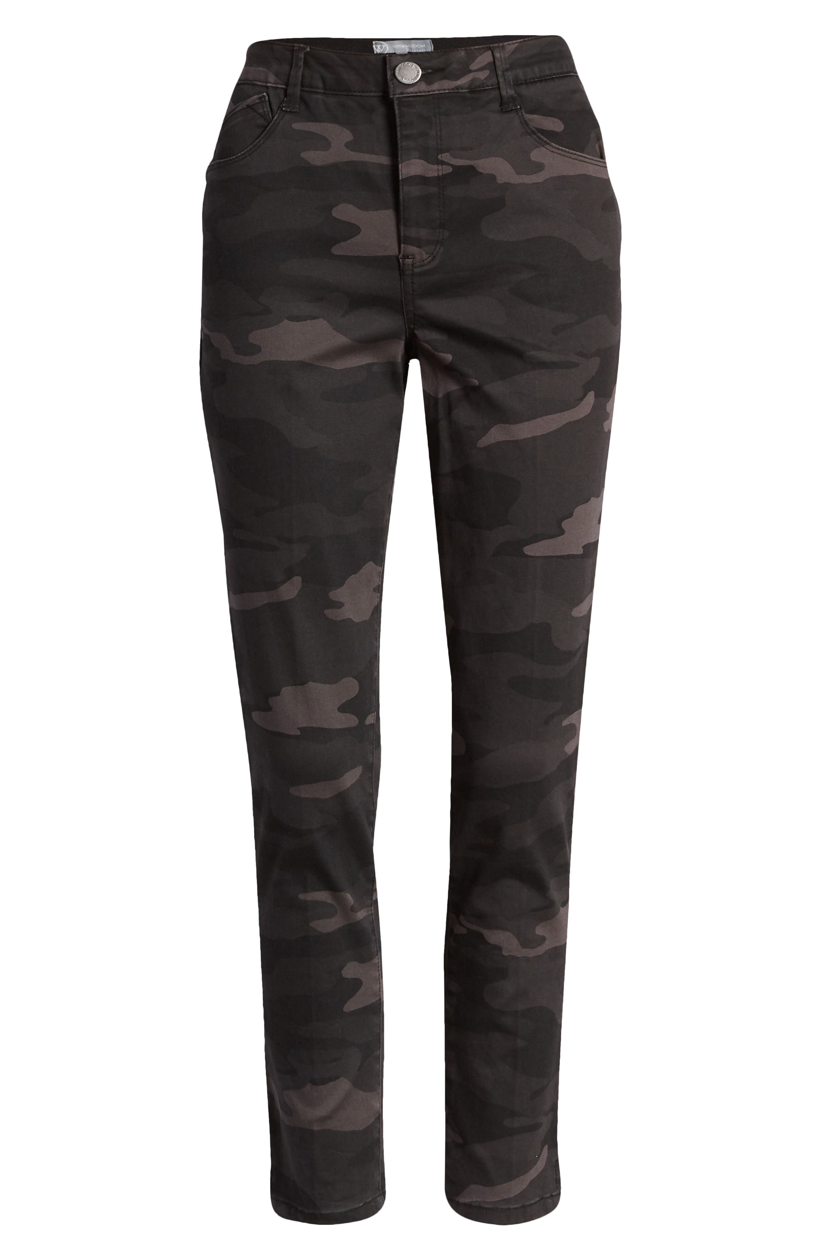 Wit \u0026 Wisdom 'Ab'Solution High Waist Camo Ankle Pants | Nordstrom