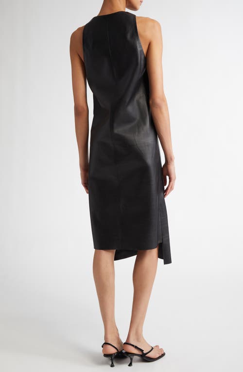 FFORME FFORME SNYDER LEATHER SHIFT DRESS 