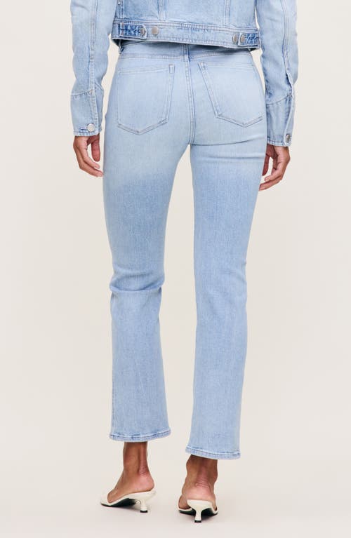 Dl1961 Mara Instasculpt Mid Rise Ankle Straight Leg Jeans In Atlantic Dl Airbrushed