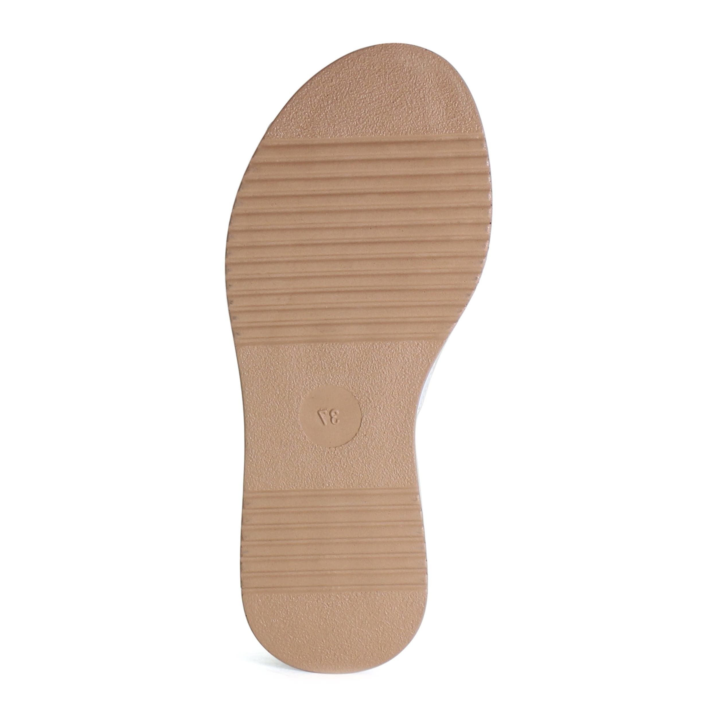 Diba True PA CIFIC Leather Platform Slip-On Sandal, Alternate, color, White