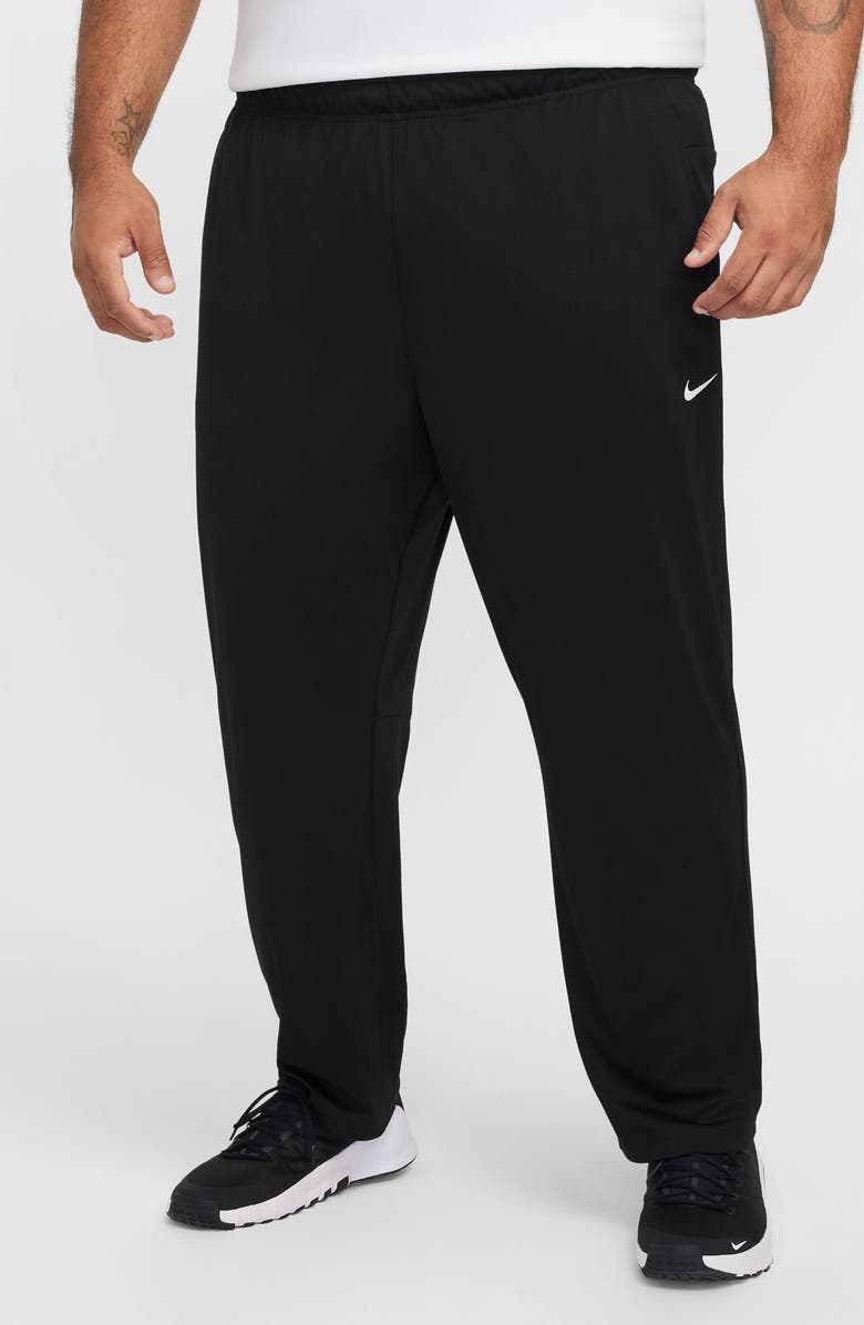 Nike Totality Dri-FIT Open Hem Versatile Pants, Alternate, color, Black/ White