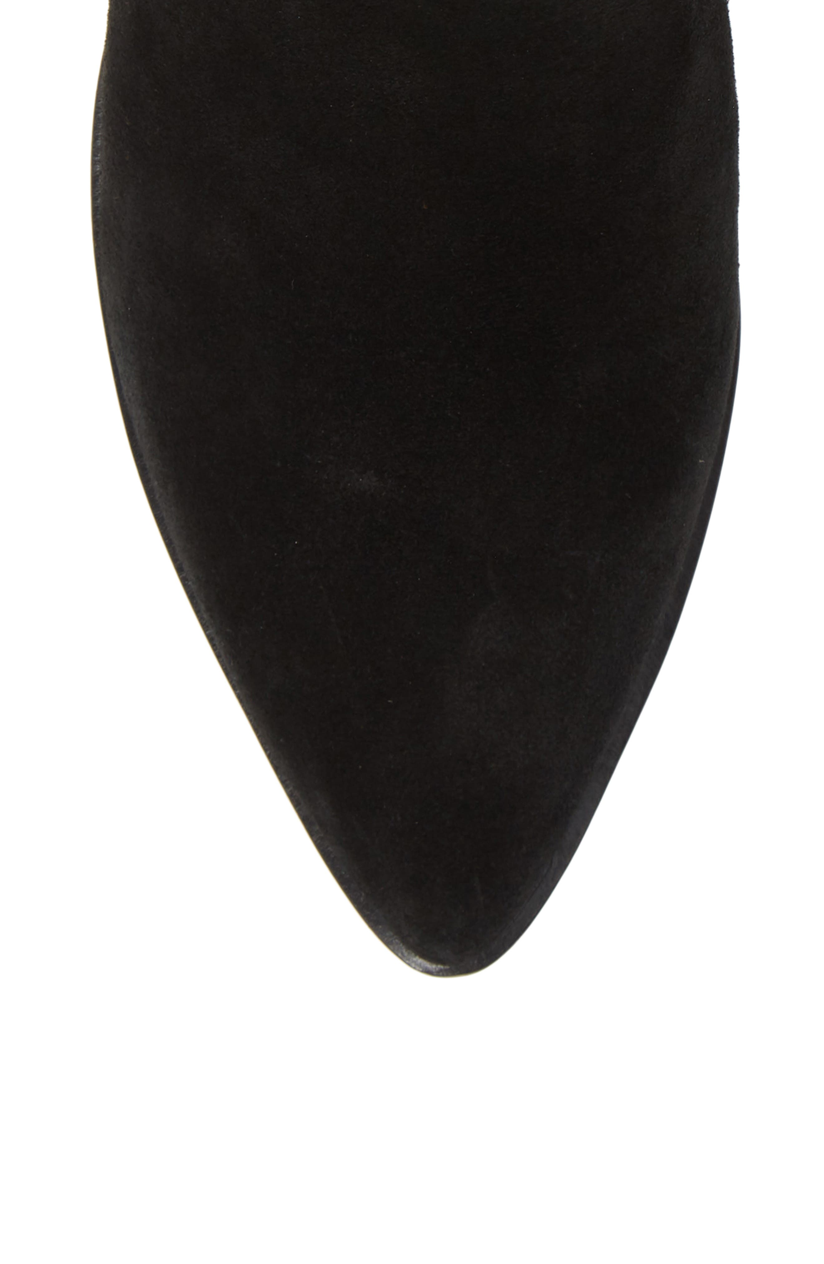 Krissa Fringed Bootie, Alternate, color, BLACK SUEDE