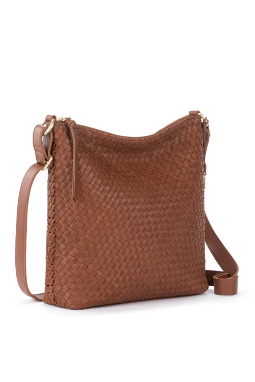 The Sak Lucia Crossbody Leather Bag In Brown
