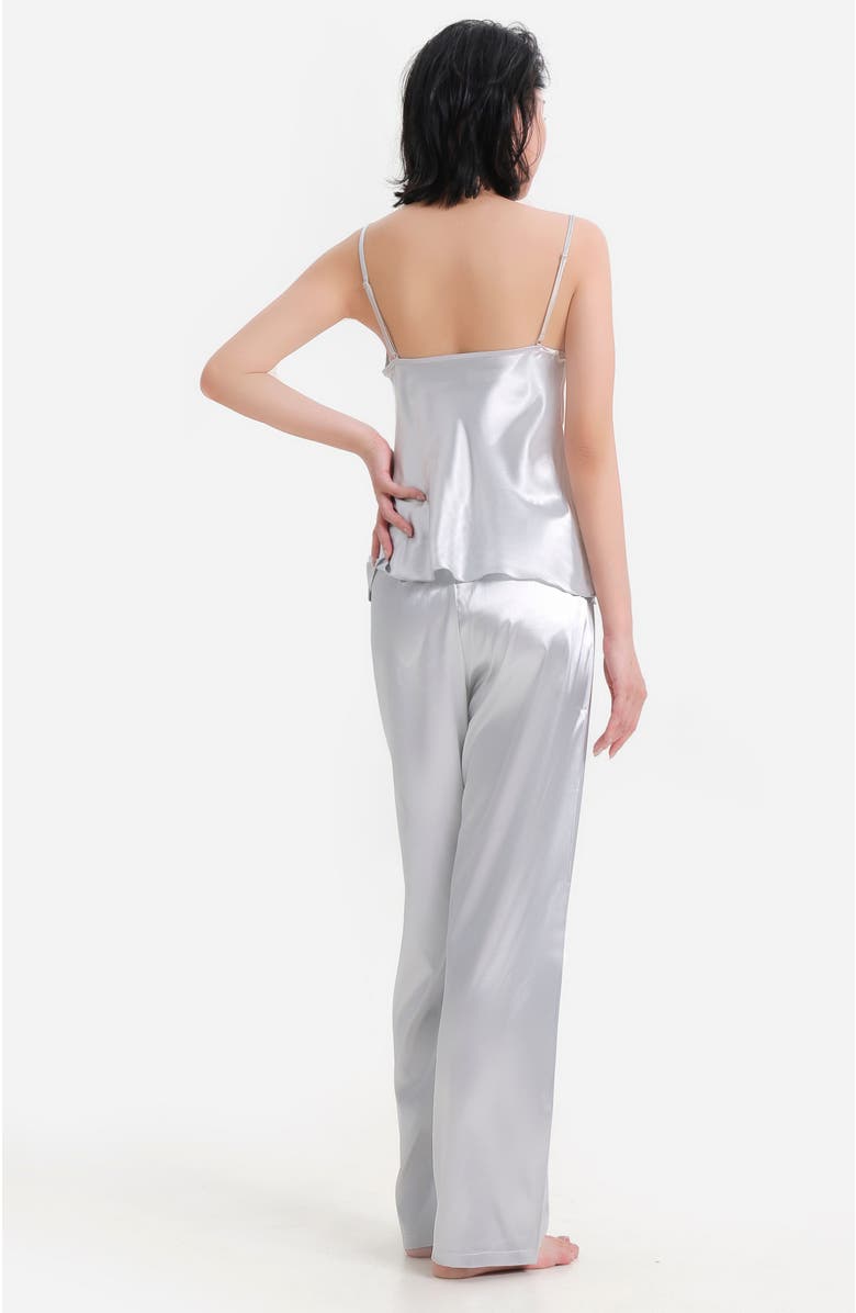 LECHERY<sup>®</sup> Lustrous Silky Shiny Satin 2-piece Pajama Set, Alternate, color, 
