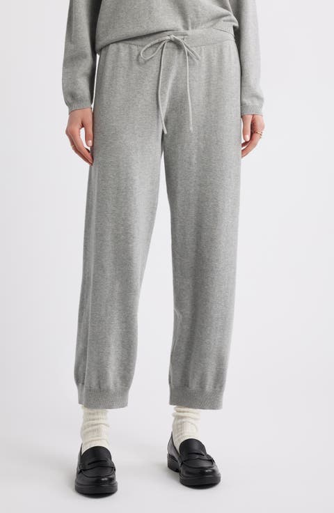 The Lantern Crop Cotton Sweatpants