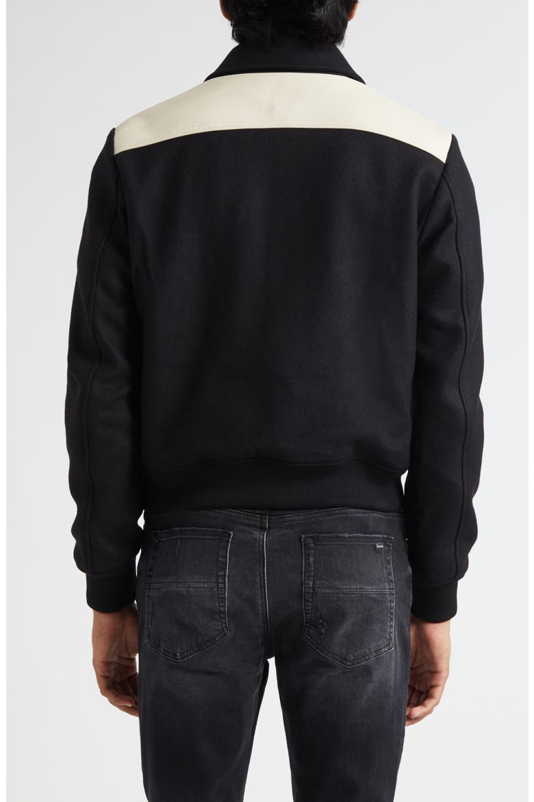 MA Mixed Media Band Jacket, Alternate, color, BLACK