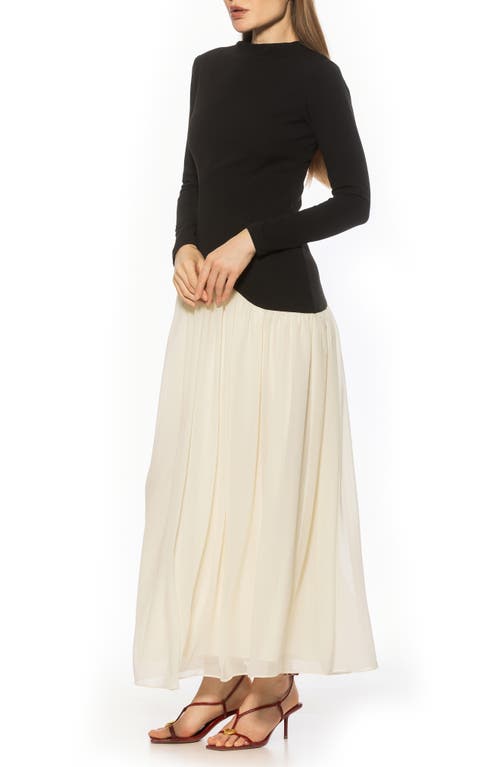 Alexia Admor Dakota Long Sleeve Gown In Multi