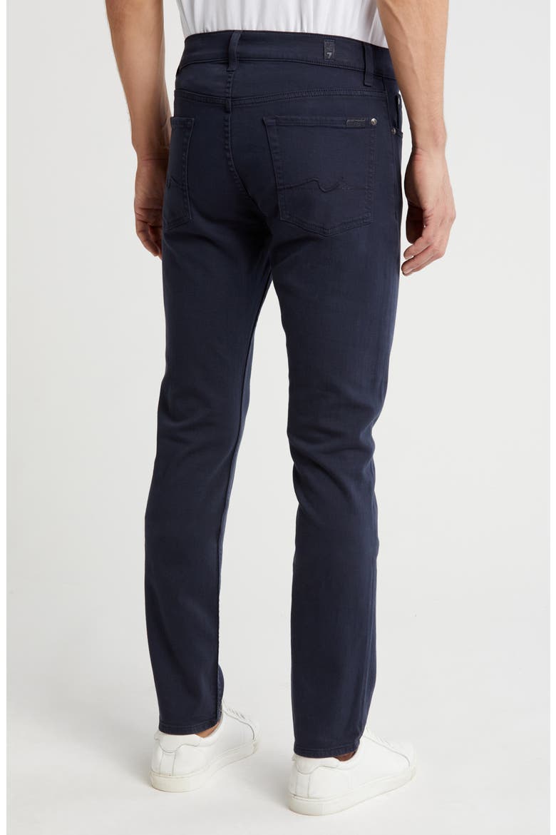 Squiggle Slim Fit Pants, Alternate, color, NAVY