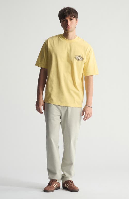 Brooklyn Industries Relaxed Vintage Graphic T-shirt In Yellow
