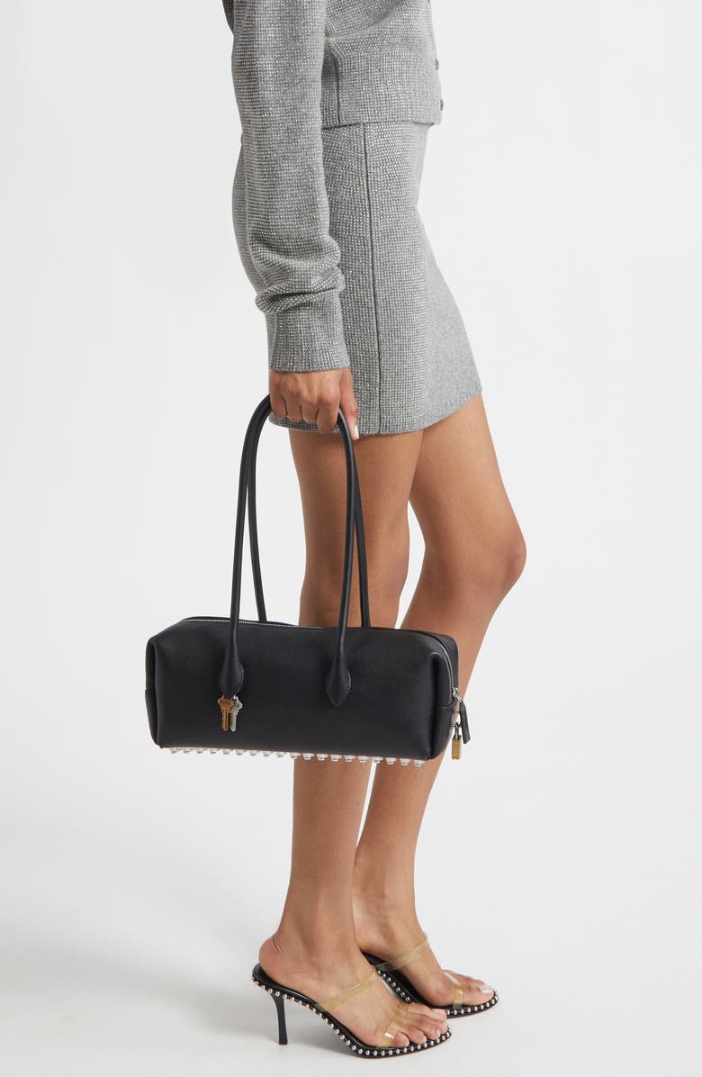 Alexander Wang Roux Medium Shoulder Bag, Alternate, color, Black