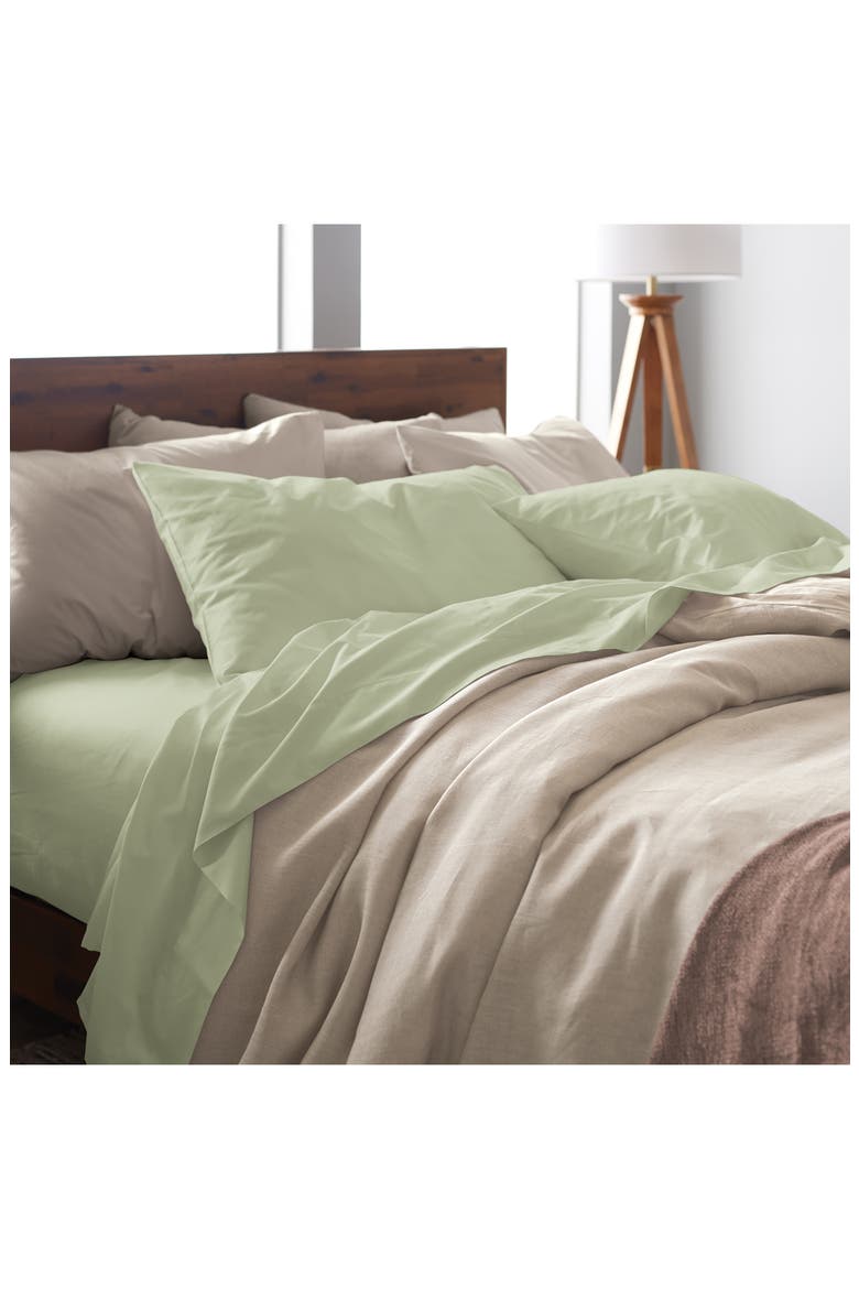 Deep Pocket 4-Piece Sheet Set, Alternate, color, SAGE