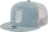 New Era Men's New Era Denim/Tan Austin FC 9FIFTY Camp Snapback Hat