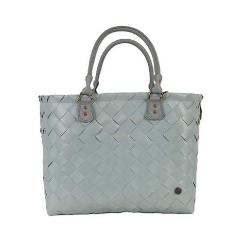 Handed By Saint Tropez Recycled Plastic Weekender Bag In Grey/green