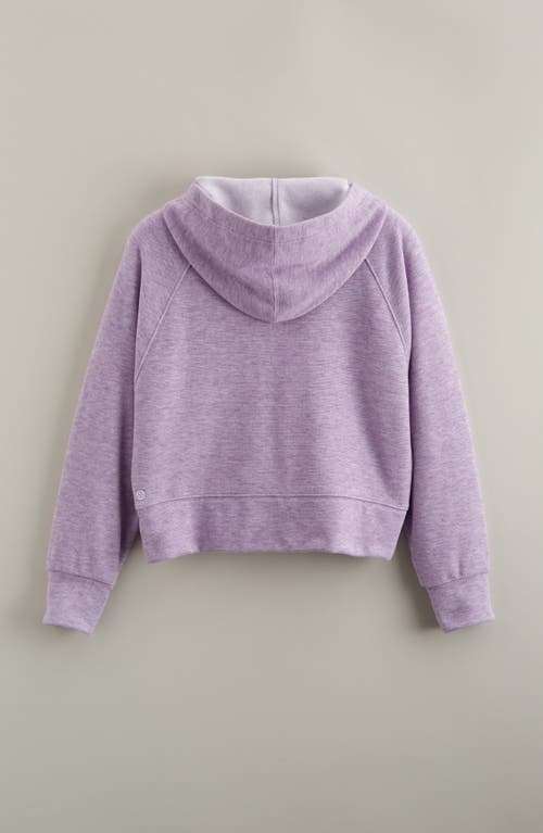 Zella Girl Kids' Weekend Cozy Hoodie In Purple