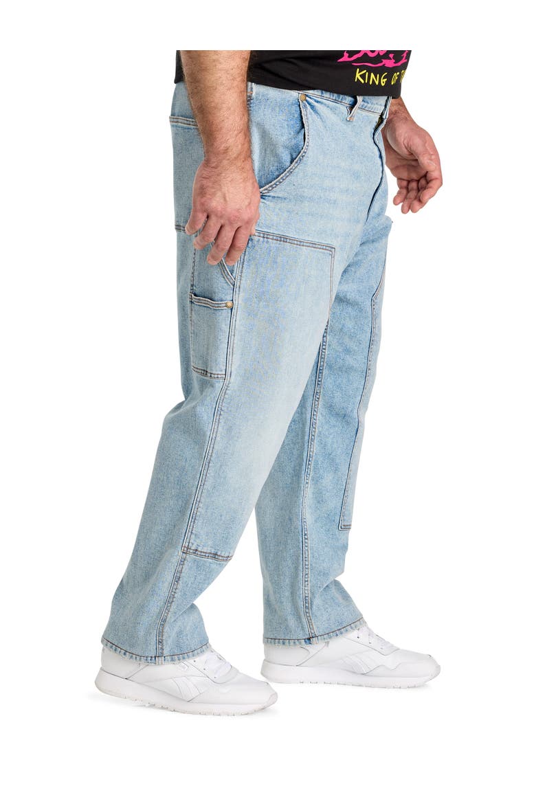 Big & Tall Utility Carpenter Pants, Alternate, color, WASHED UTILITY
