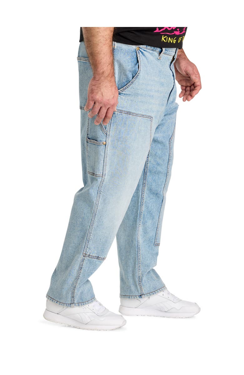 True Nation by DXL Big & Tall Utility Carpenter Pants, Alternate, color, Washed Utility