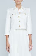 L'AGENCE Kumi Fitted Crop Jacket