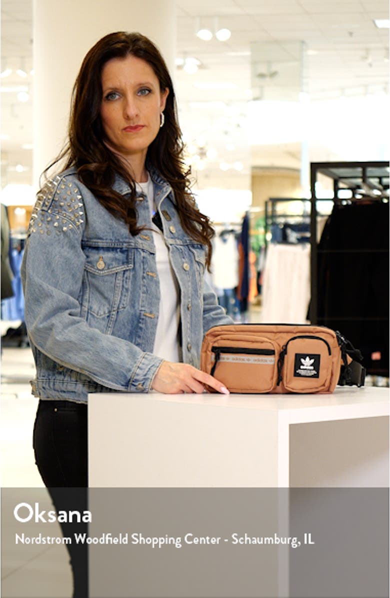 Rectangle Recycled Polyester Crossbody Bag, sales video thumbnail